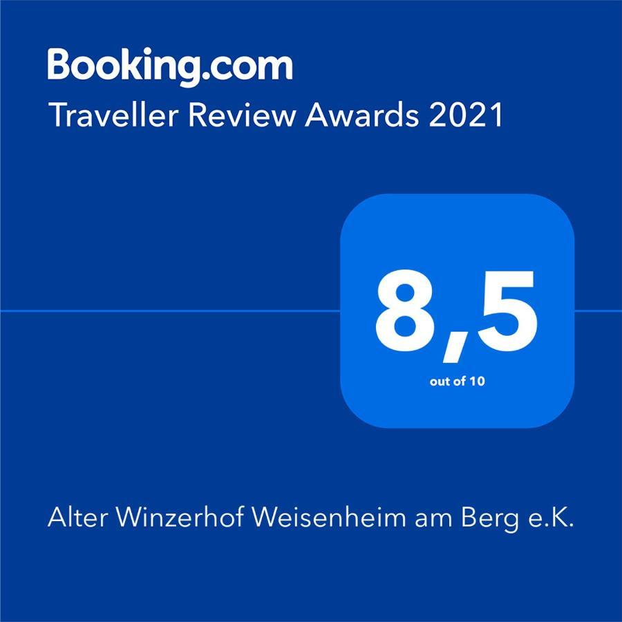 Hotel Alter Winzerhof Weisenheim Am Berg E.K. Extérieur photo